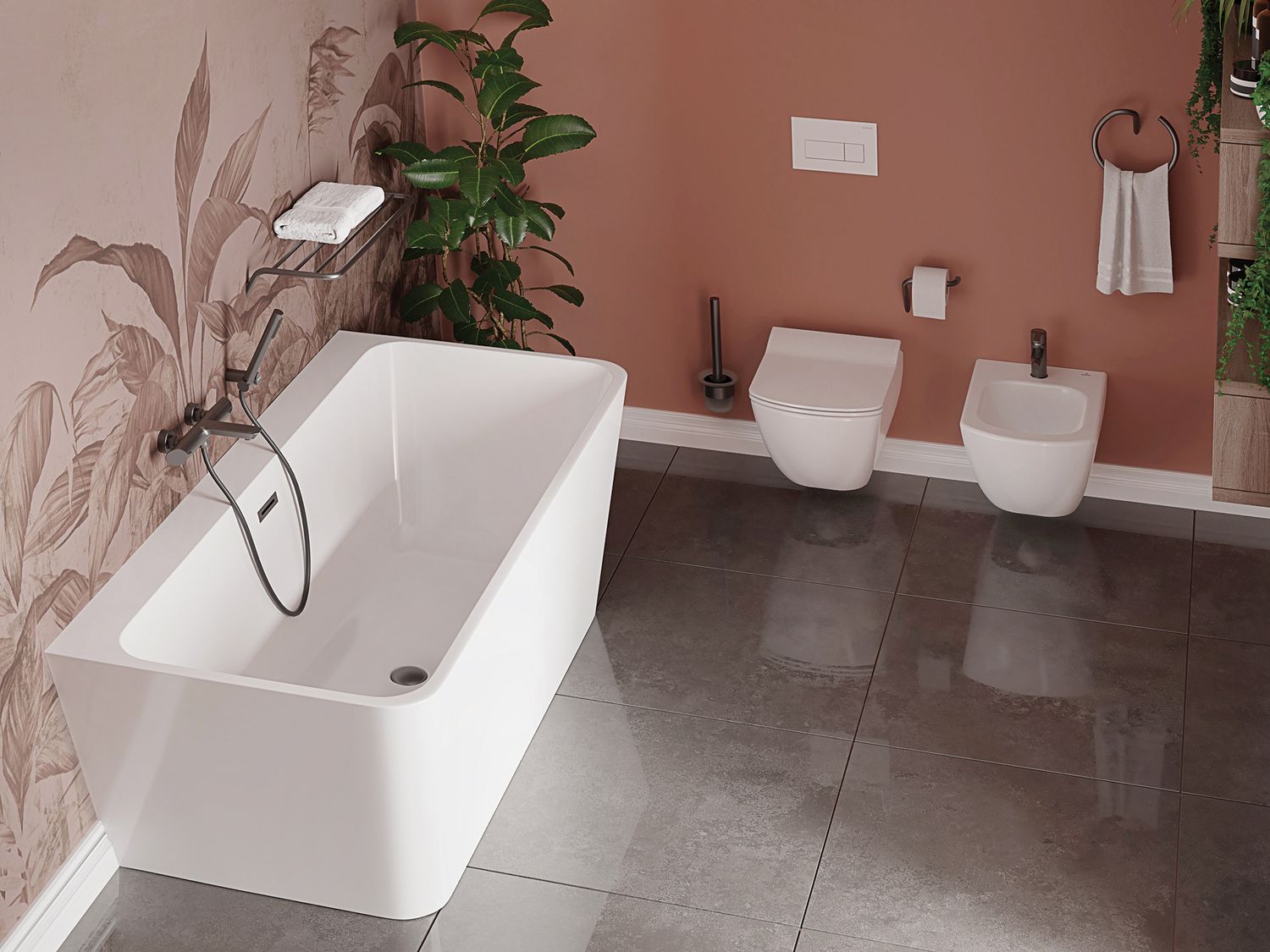 Flexible de douche Deante 1.50 m en titane — vue 3