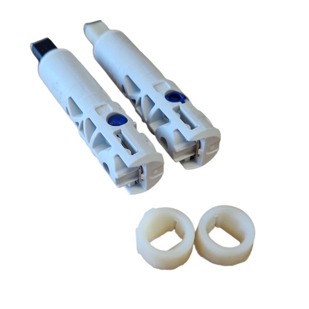 Kit de charnières pour abattant de WC Geberit iCon / Acanto, abaissement automatique, mécanisme QuickRelease, pour EasyMount