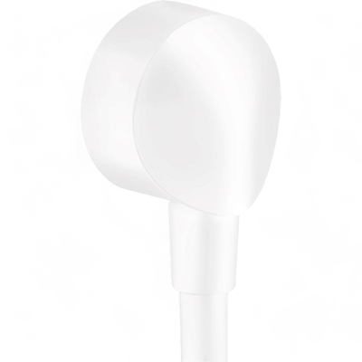 Coude de raccordement Hansgrohe FixFit en blanc mat
