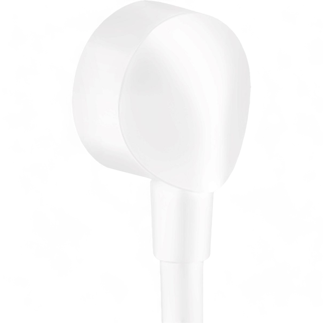 Coude de raccordement Hansgrohe FixFit en blanc mat