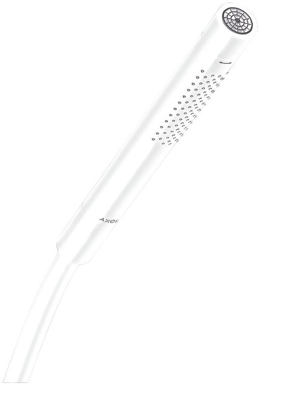 Douchette à main Axor Starck Tube 2 jets en blanc mat — 28532700