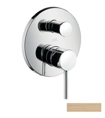 Set de finition pour mitigeur de bain / douche encastré AXOR Starck en bronze brossé