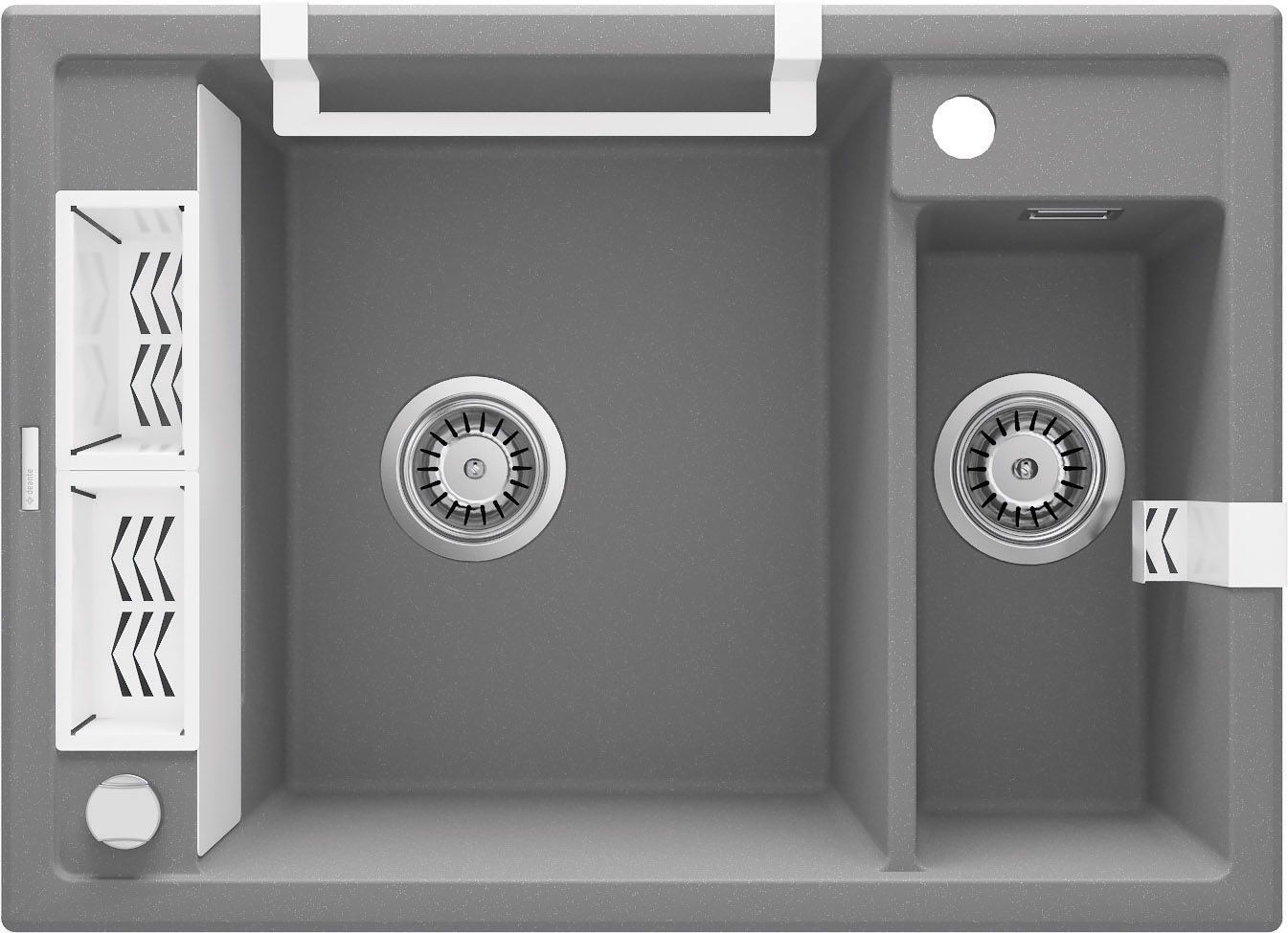 Deante Magnetic Accessories Set in White