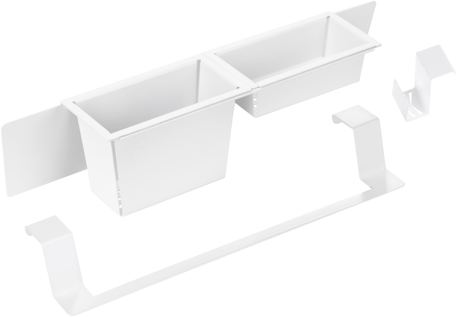 Ensemble d&#39;accessoires Magnetique Deante en blanc