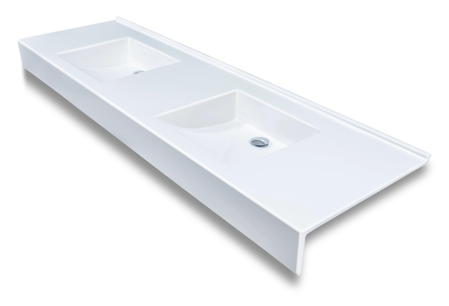Plan-vasque double Surf 184 cm - vue 6