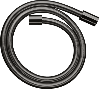 Flexible de WC Axor Starck effet métal 1,25 m en noir chromé poli