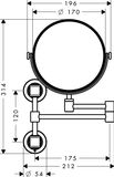 AXOR Montreux Miroir grossissant concave