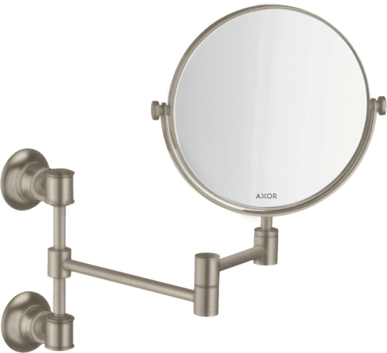 Shaving Mirror AXOR Montreux in Brushed Nickel