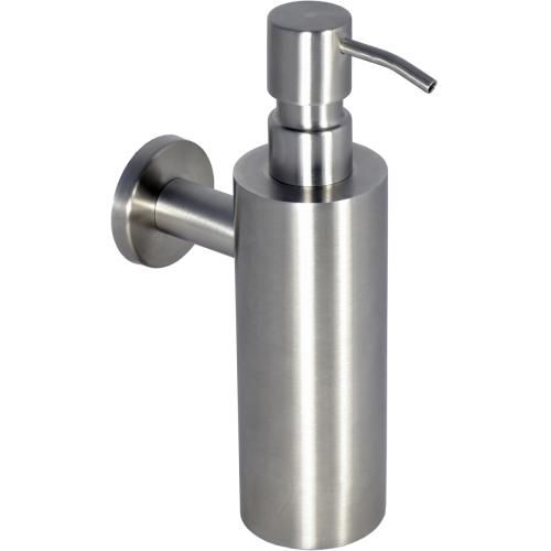 Distributeur de savon liquide mural Nofer Inox chromé satiné