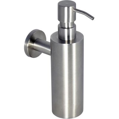 Distributeur de savon liquide mural Nofer Inox chromé satiné