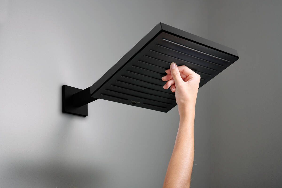 Douche de tête Hansgrohe Pulsify E 260 1 jet en noir mat — vue 4
