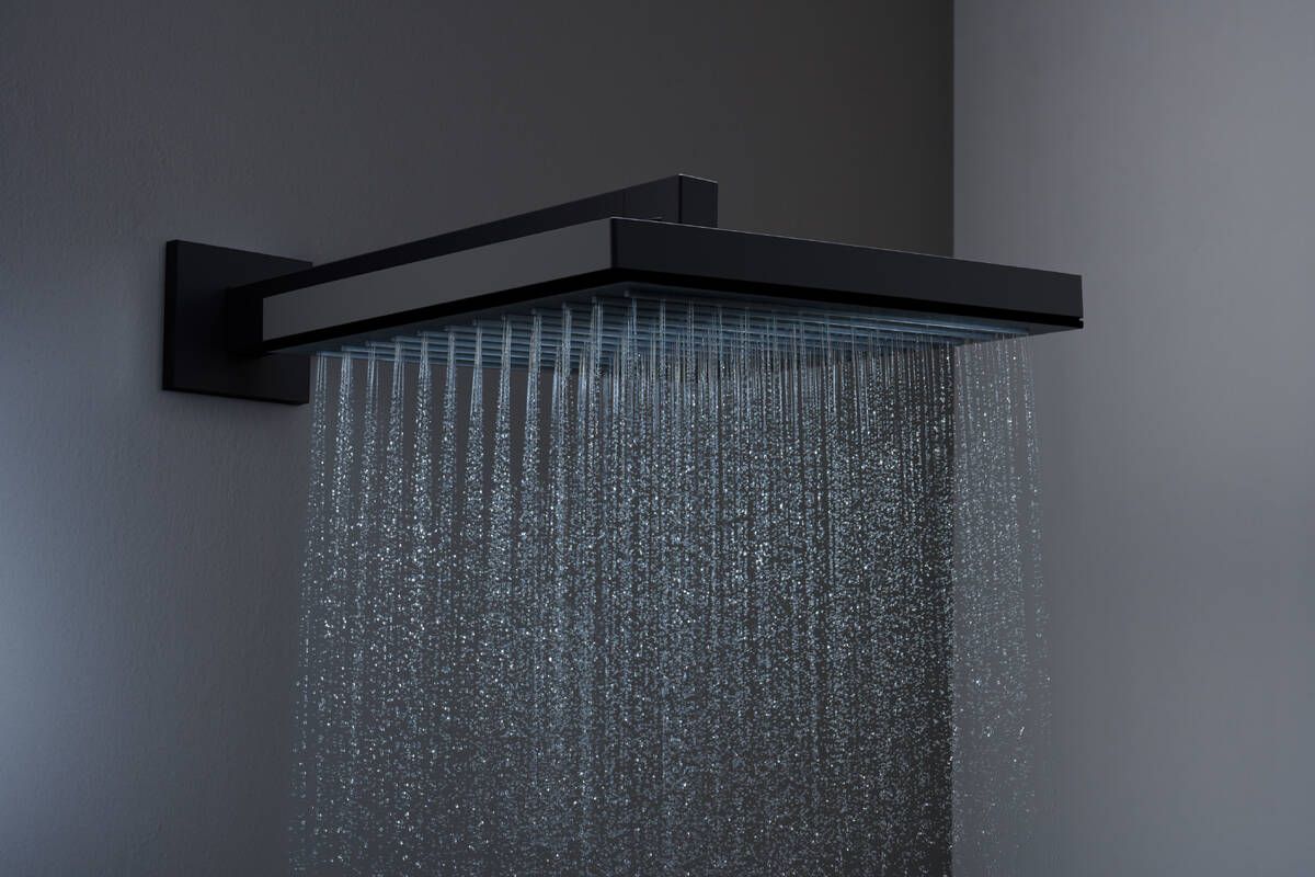 Douche de tête Hansgrohe Pulsify E 260 1 jet en noir mat