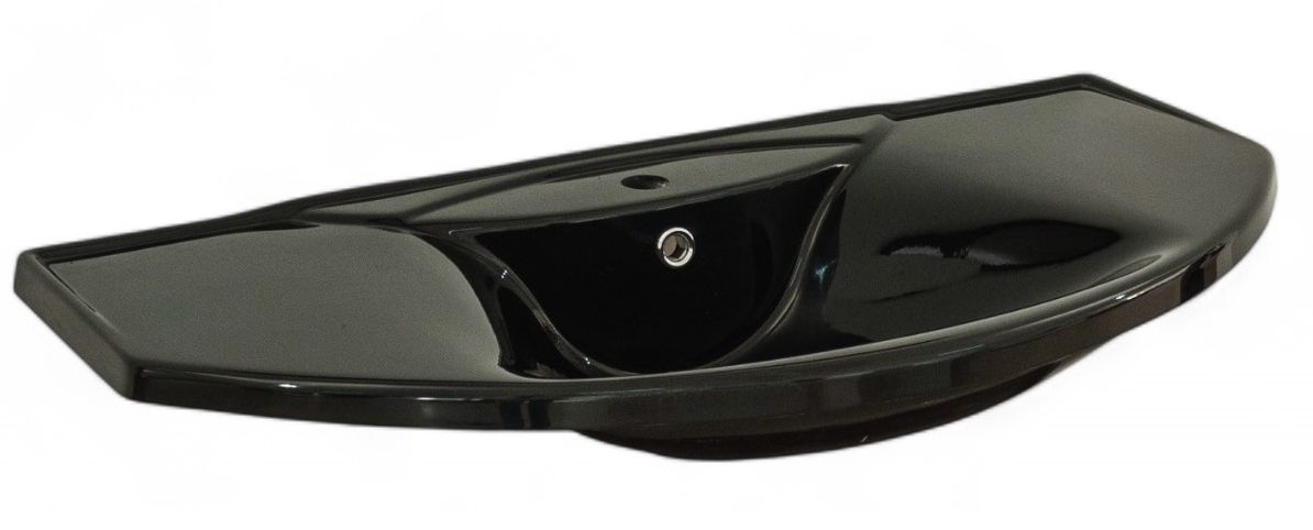Black granite Meditec washbasin 95 cm