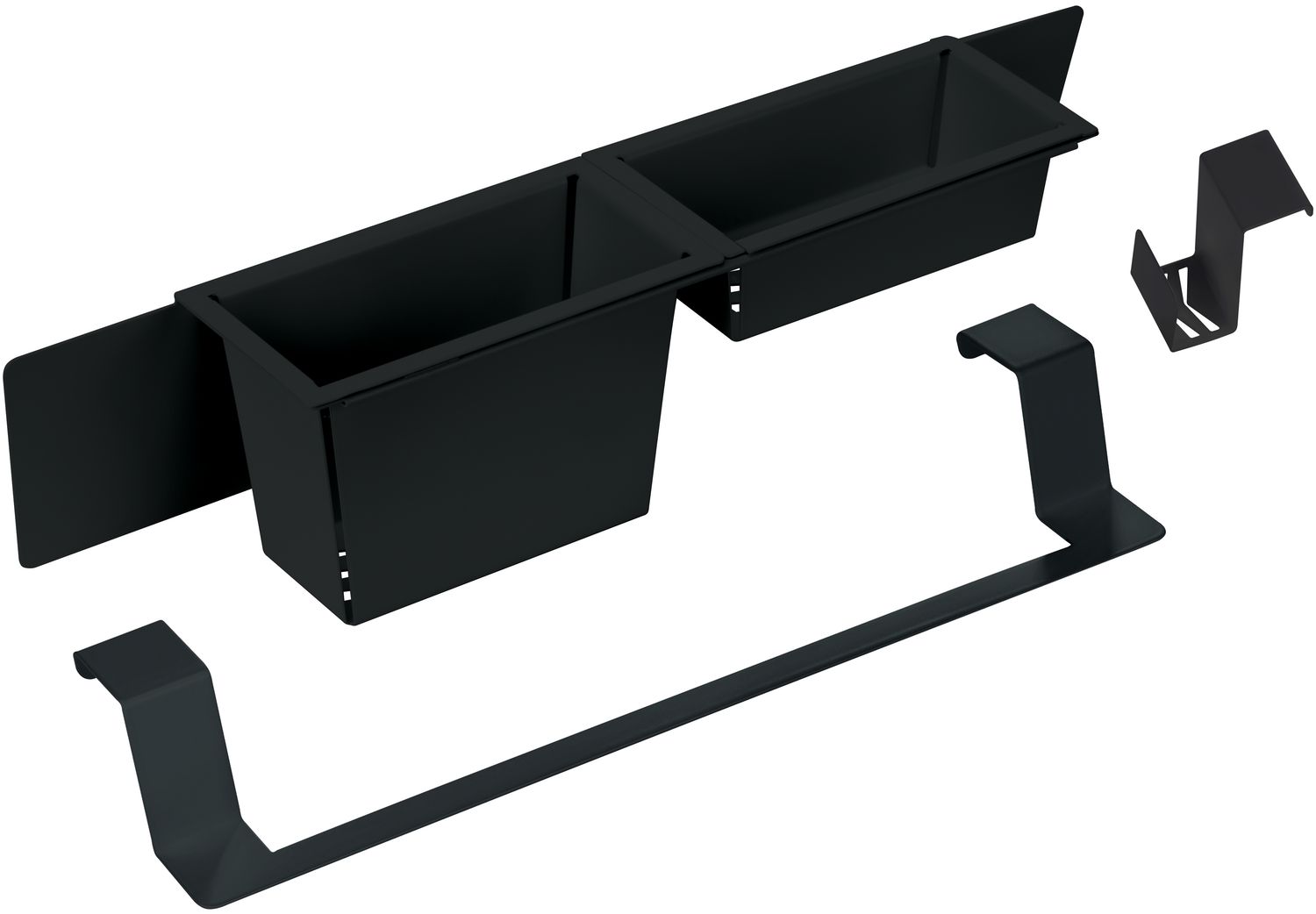 Ensemble d&#39;accessoires Magnetique Deante en noir