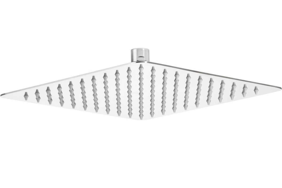 Square Shower Head Deante Floks 250 in Chrome