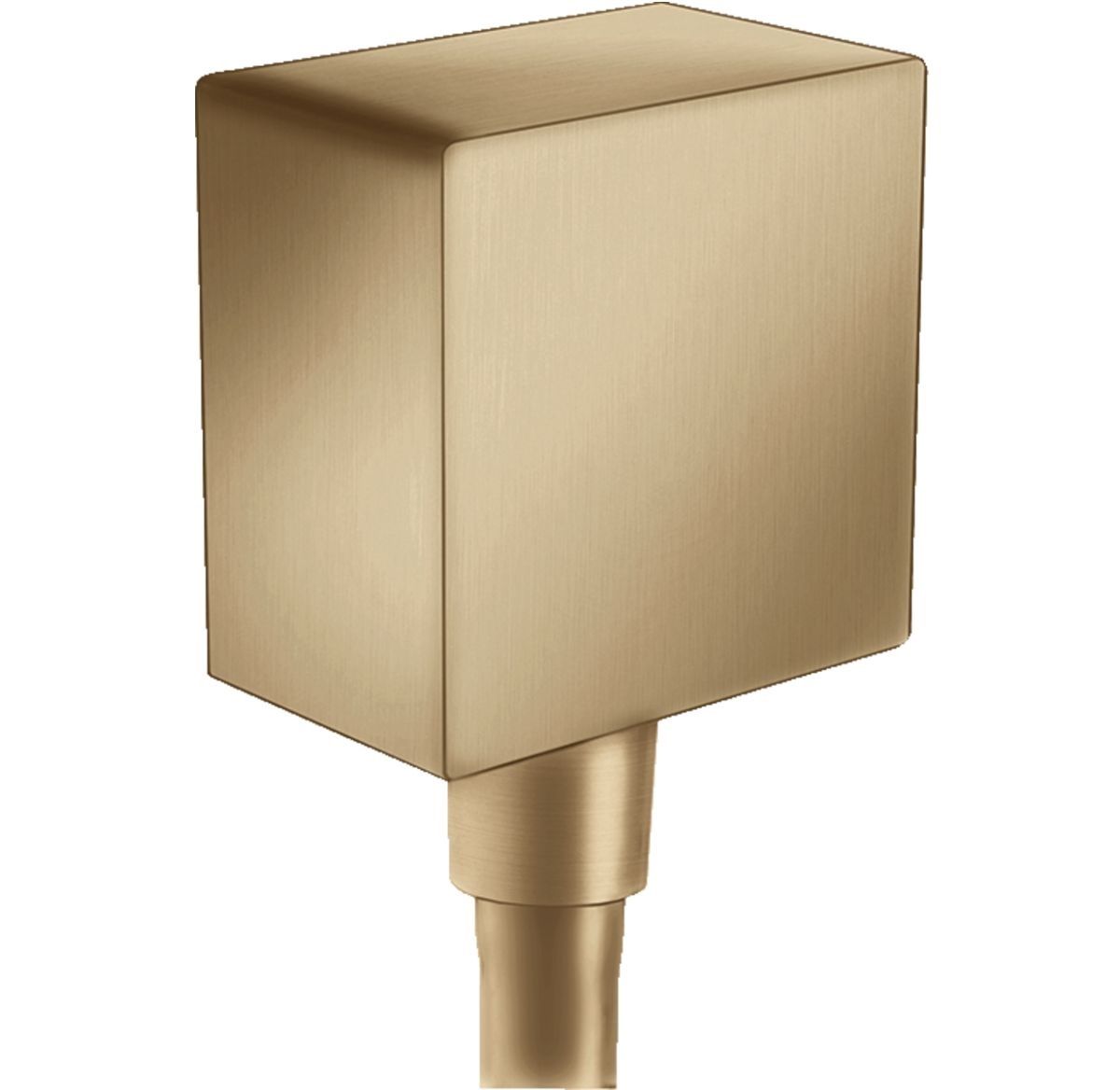 Coude de raccordement Hansgrohe FixFit Square en bronze brossé