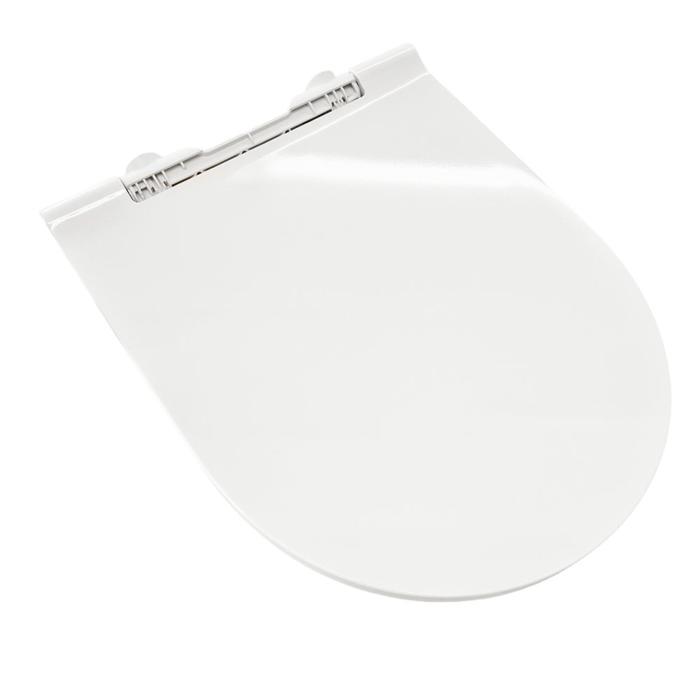 Abattant WC Geberit One à abaissement automatique, cache blanc alpin