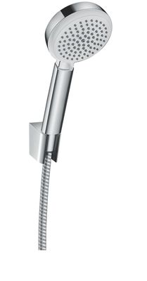 Support mural Hansgrohe avec douchette à main Crometta Vario et flexible Metaflex