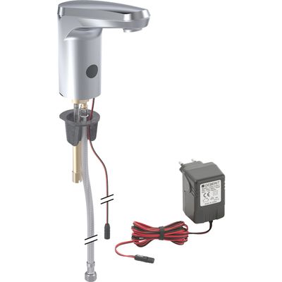 Robinet électronique de lavabo Geberit type 80, alimentation sur secteur