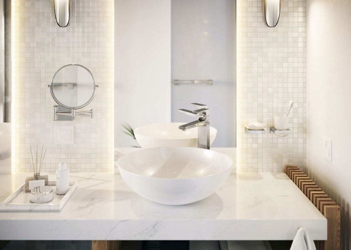 Miroir de rasage Hansgrohe AddStoris — vue 4