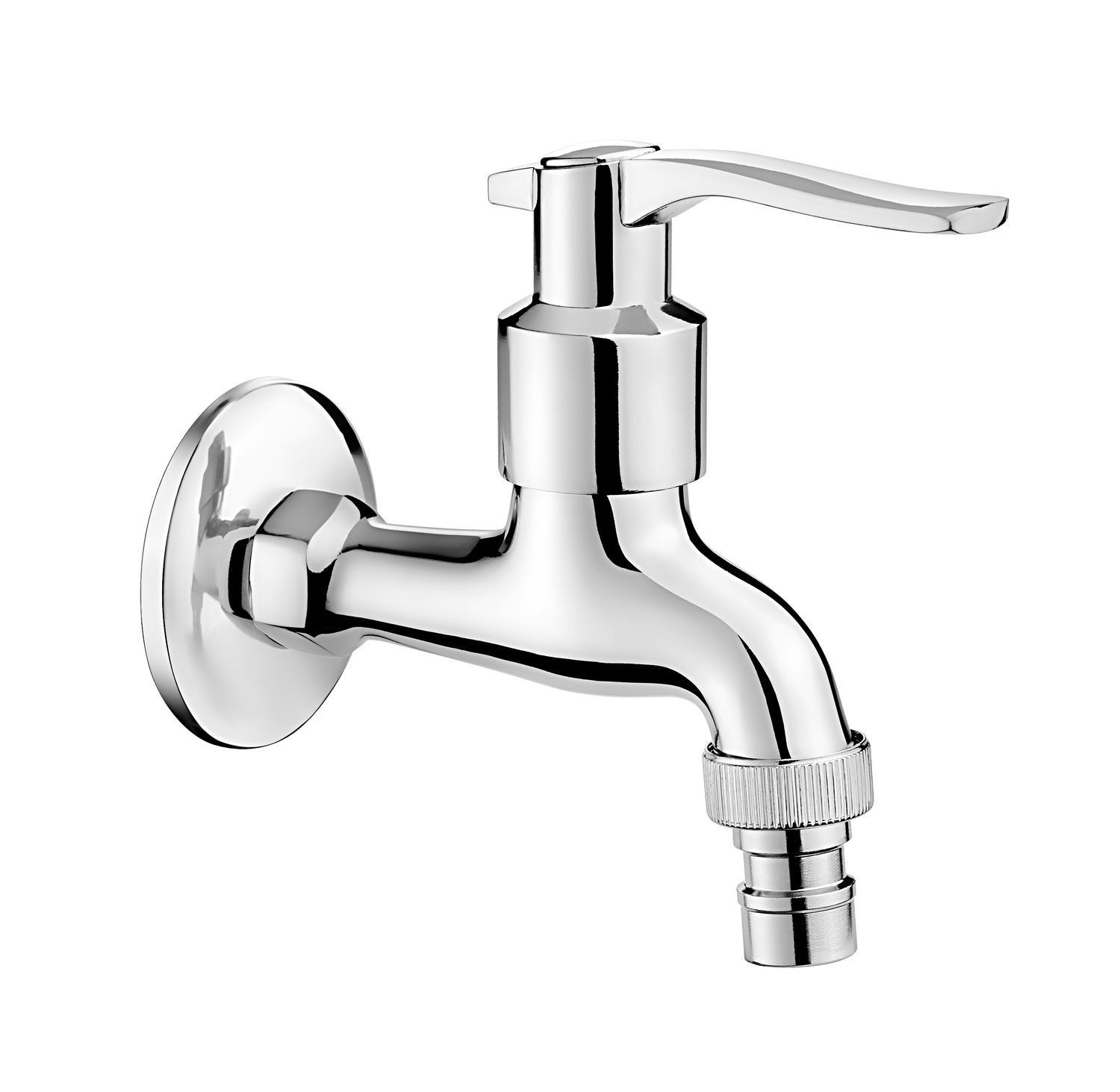 Robinet universel chromé Deante pour eau froide 1/2&#39;&#39;, avec aérateur et adaptateur