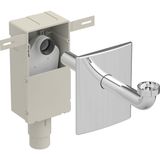 Kit de siphon à encastrer pour lavabo Geberit, sortie horizontale