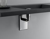 Kit de siphon à encastrer pour lavabo Geberit, sortie horizontale