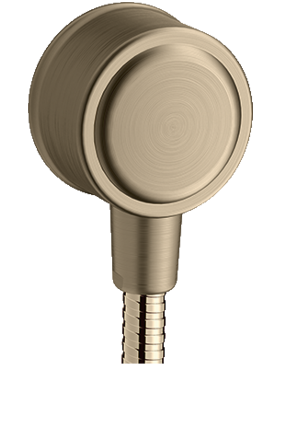 Coude de raccordement FixFit Rond AXOR Montreux en nickel brossé