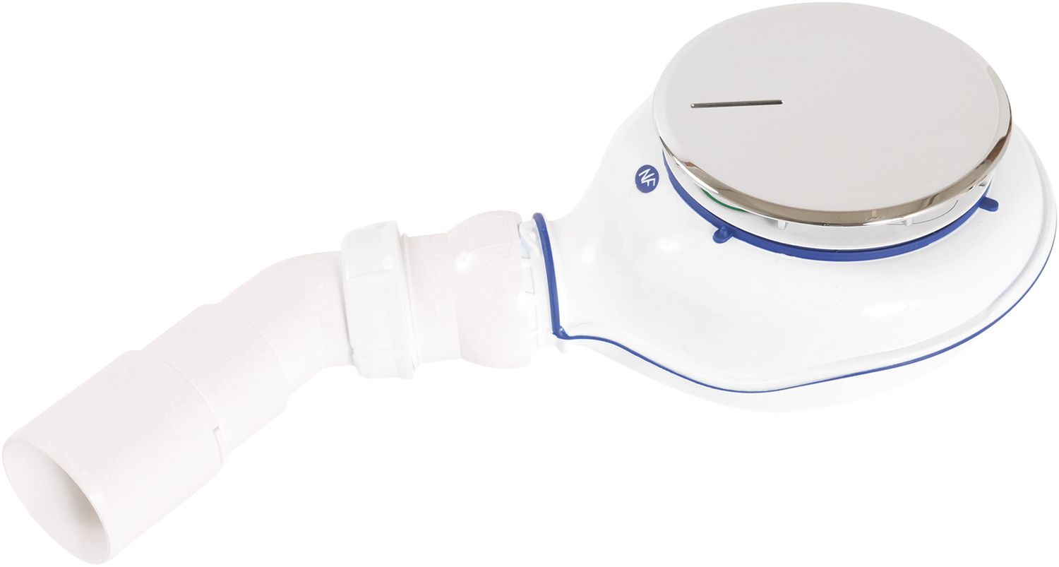 Bonde chromé Deante pour receveur de douche avec sortie 90 mm