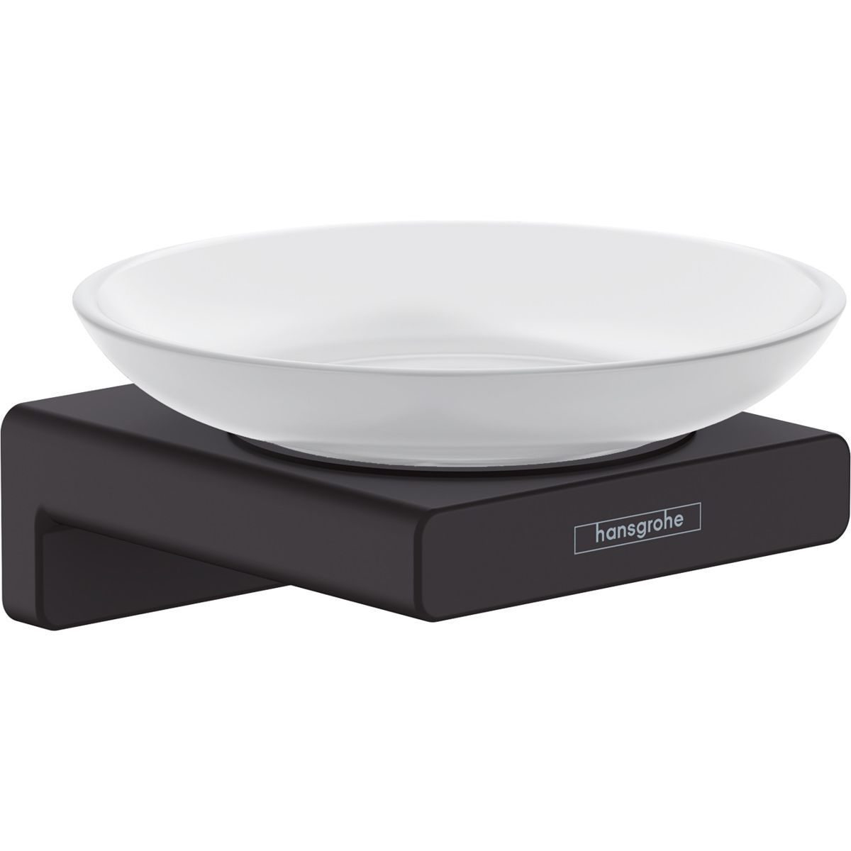 Porte-savon Hansgrohe AddStoris en noir mat