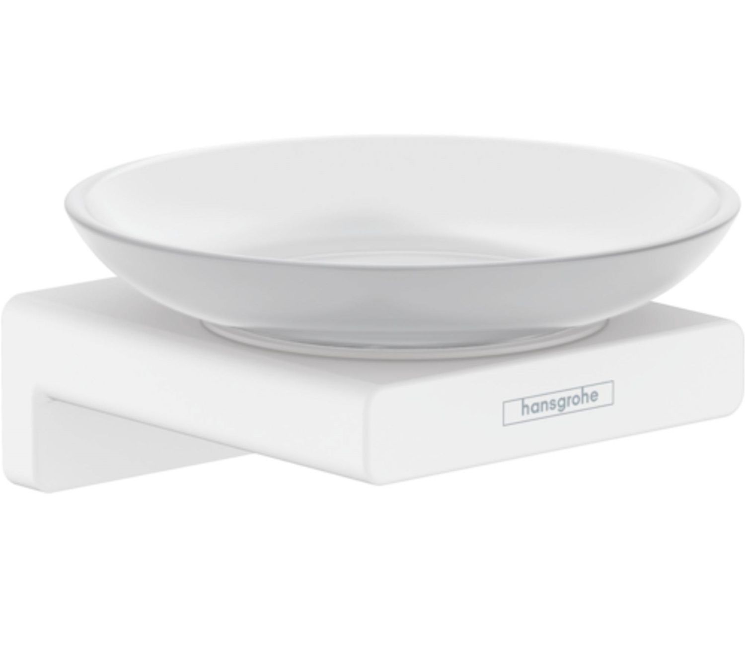 Porte-savon Hansgrohe AddStoris en blanc mat