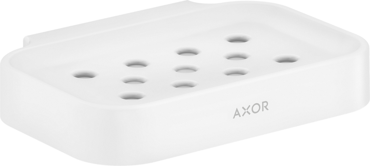 Porte savon Axor Universel Circulaire en blanc mat