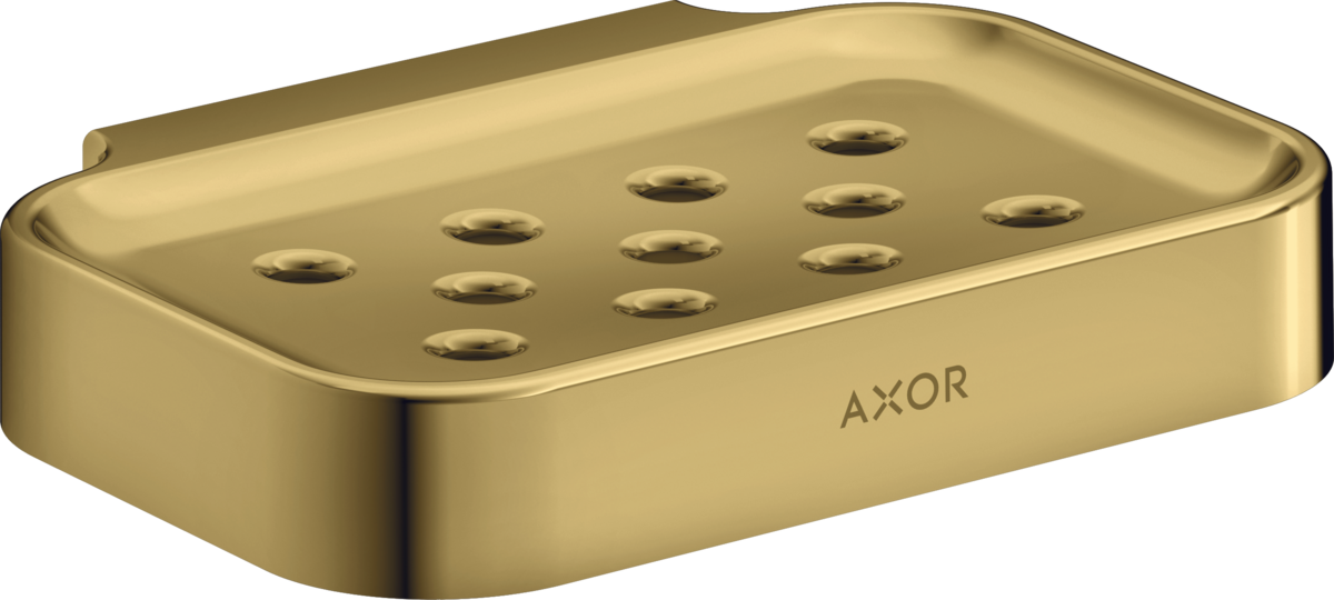 Porte savon Axor Universel Circulaire en doré poli