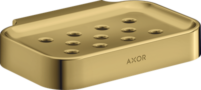Porte savon Axor Universel Circulaire en doré poli