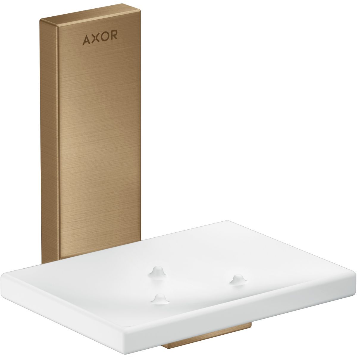 Porte savon AXOR Universel Rectangulaire en bronze brossé