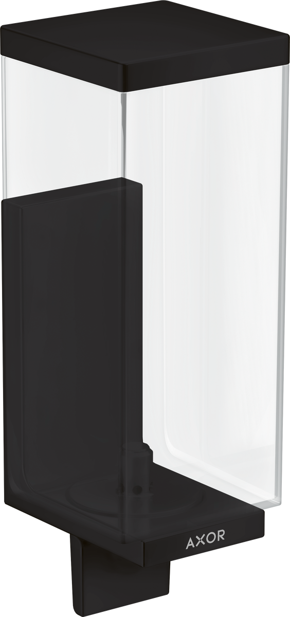 Distributeur de savon liquide AXOR Universel Rectangulaire en noir mat