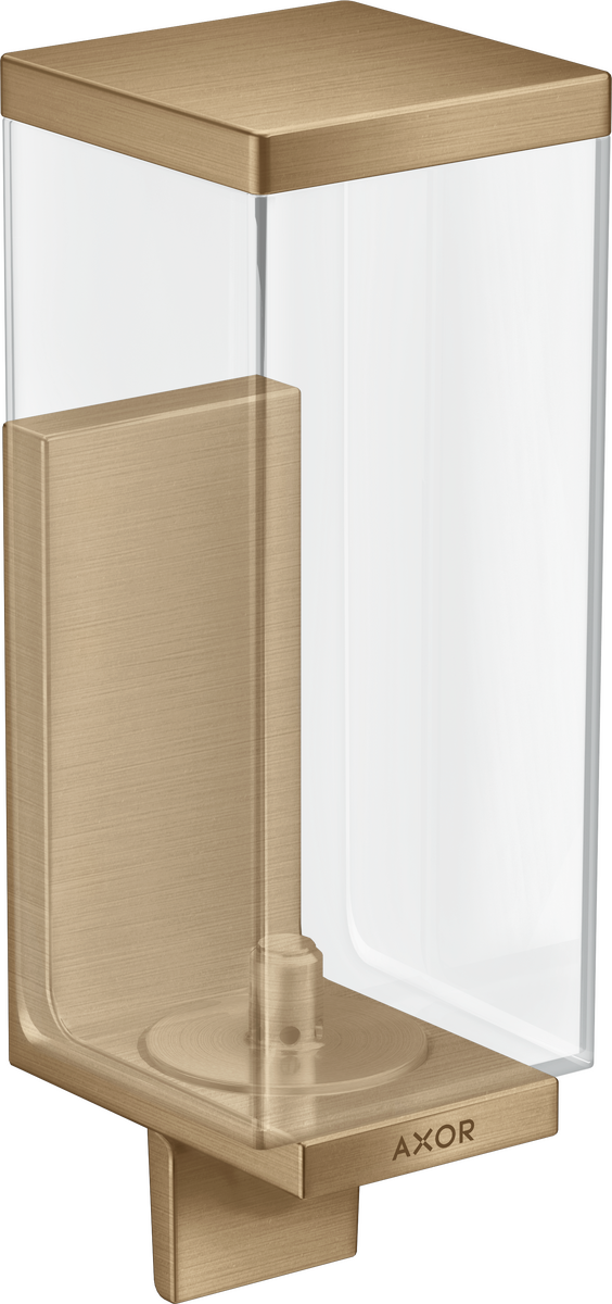 Distributeur de savon liquide AXOR Universel Rectangulaire en bronze brossé