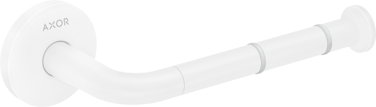 Porte-papier WC Axor Universel Circulaire en blanc mat