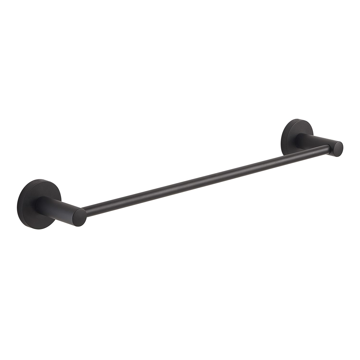 Porte-serviette Felce 50 cm en noir mat