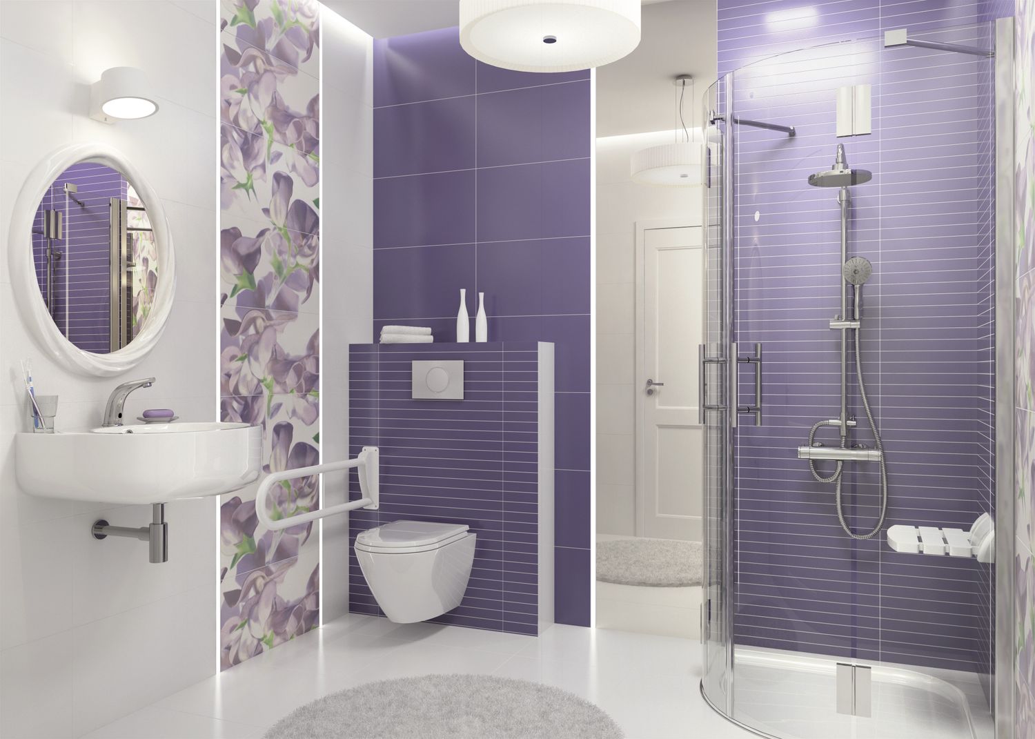 Siphon de lavabo Deante rond en chromé — vue 4