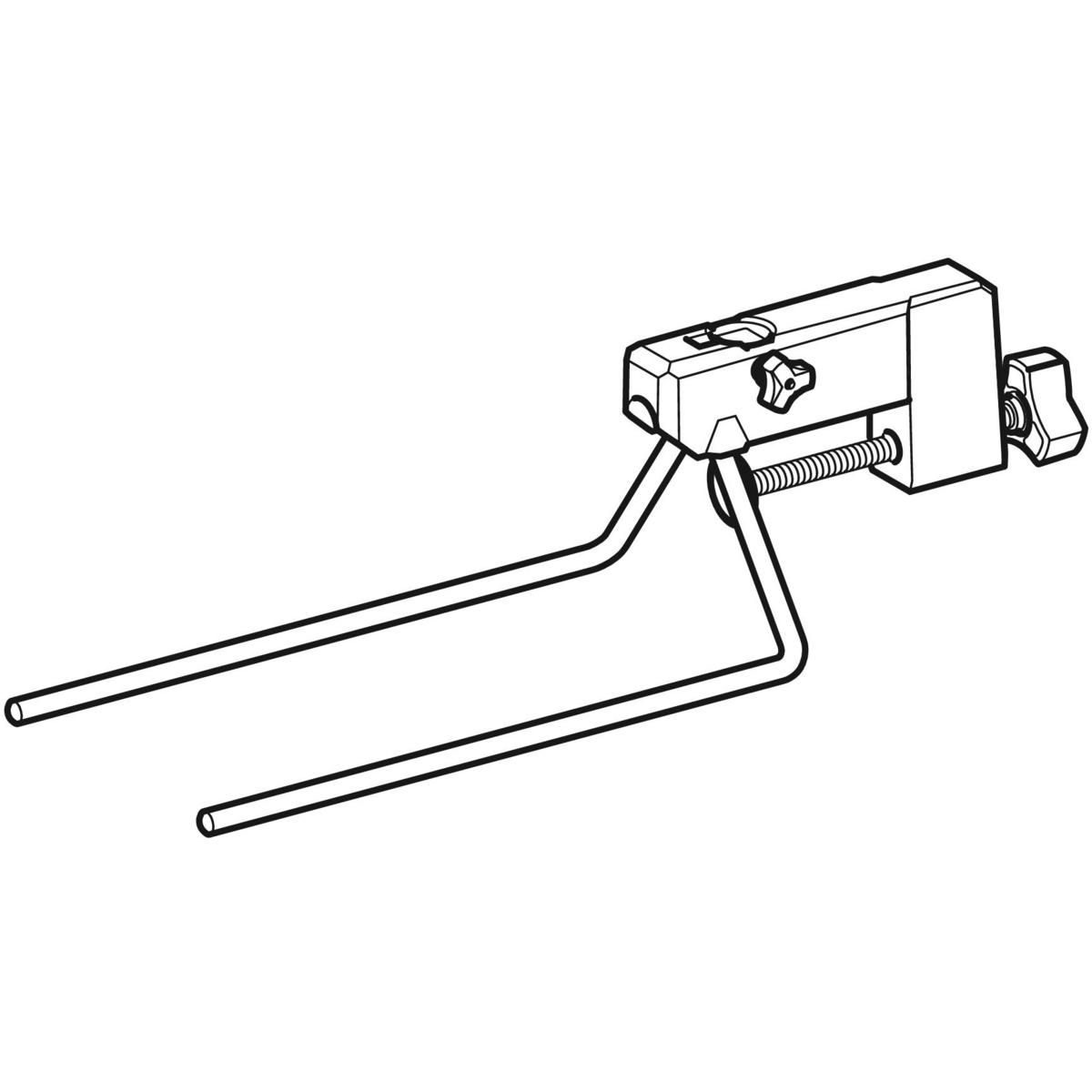 Support de miroir Geberit pour miroir à souder KSS-160 / KSS-200
