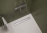 RainDrain Go Kit complet pour installation caniveau de douche à carreler 900 hauteur faible/standard