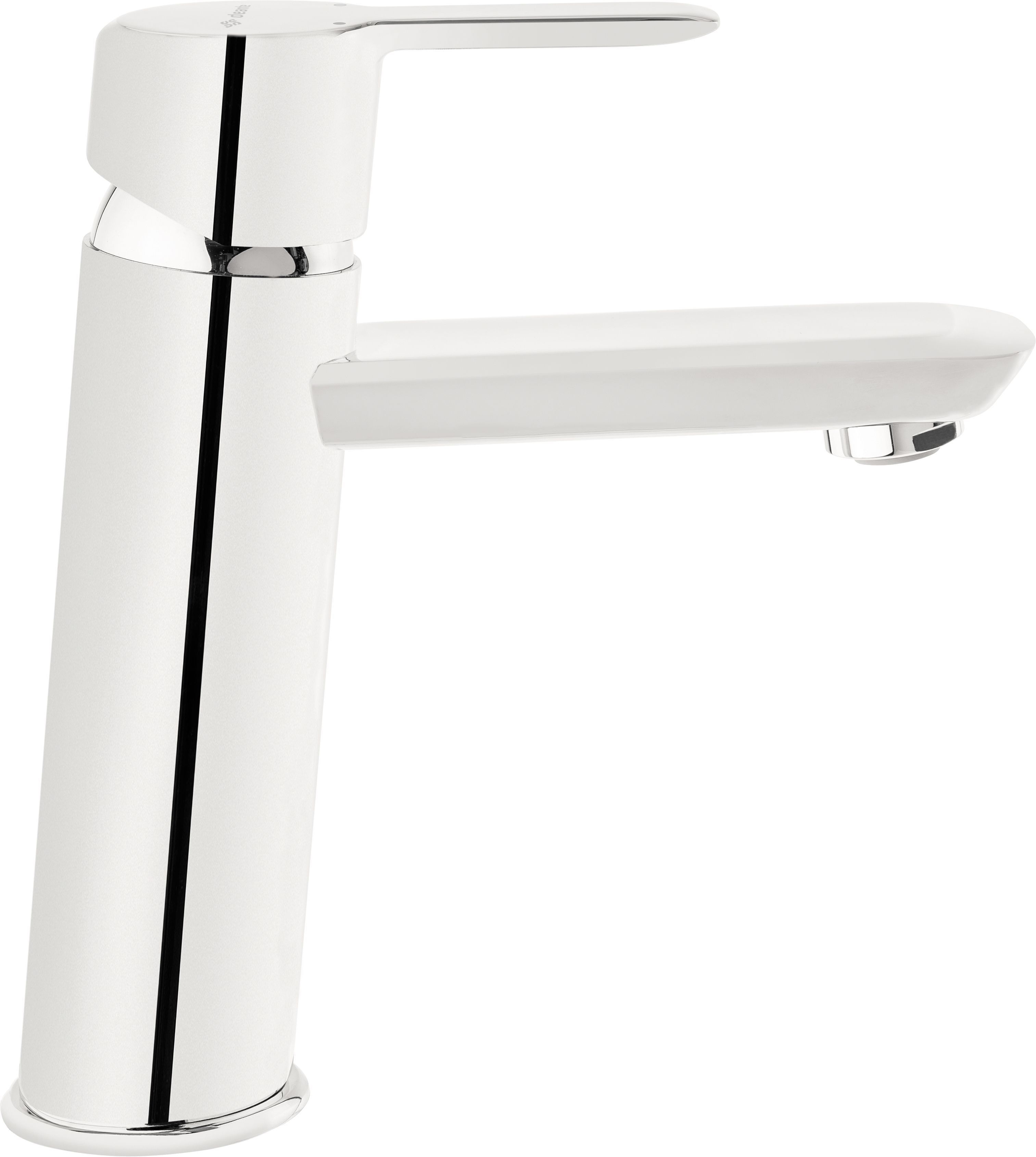 ​Mitigeur de lavabo Deante Arnika 100 sans bonde en chromé - vue 9