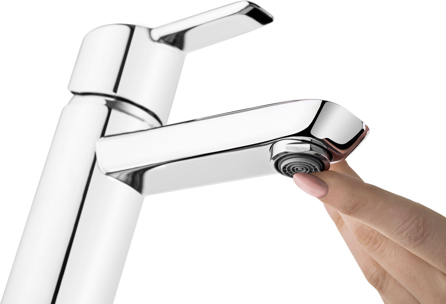 Mitigeur de lavabo Deante Arnika 100 sans bonde en chromé — vue 3