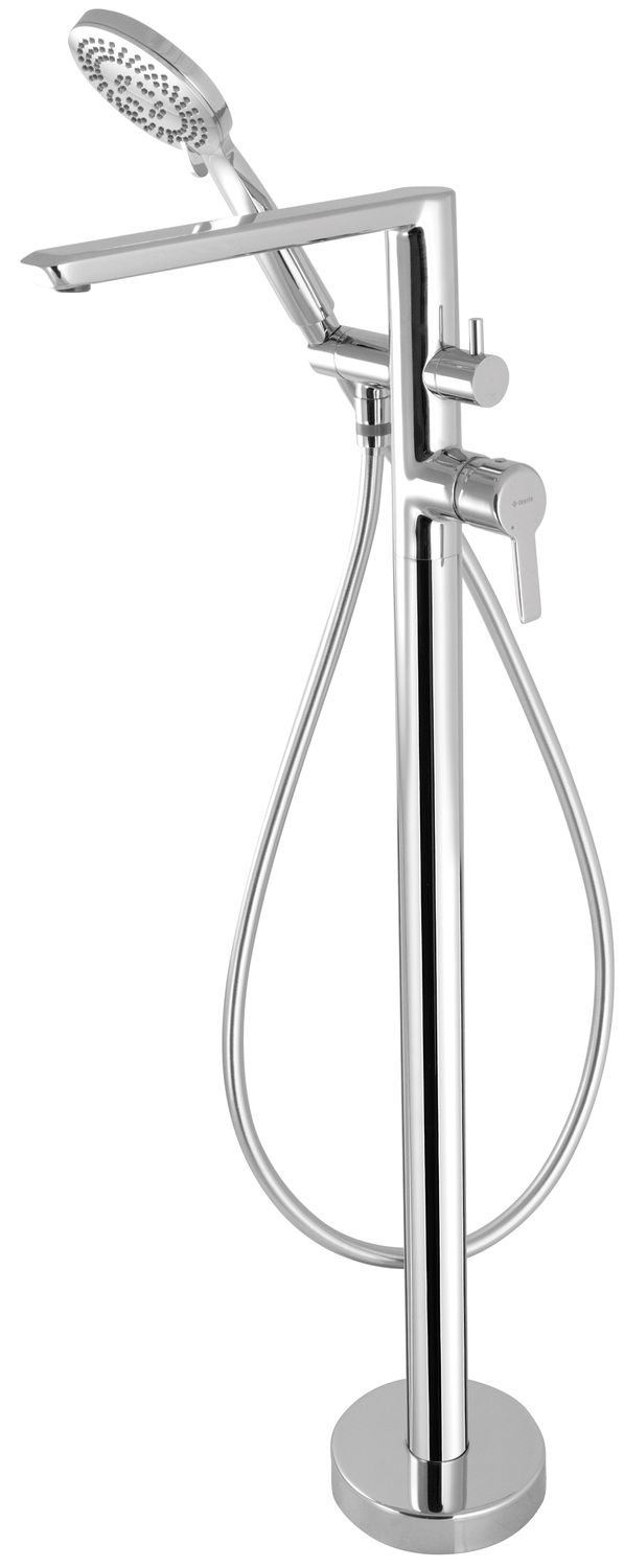 Mitigeur de bain / douche Deante Arnika pour montage au sol en chromé — vue 2