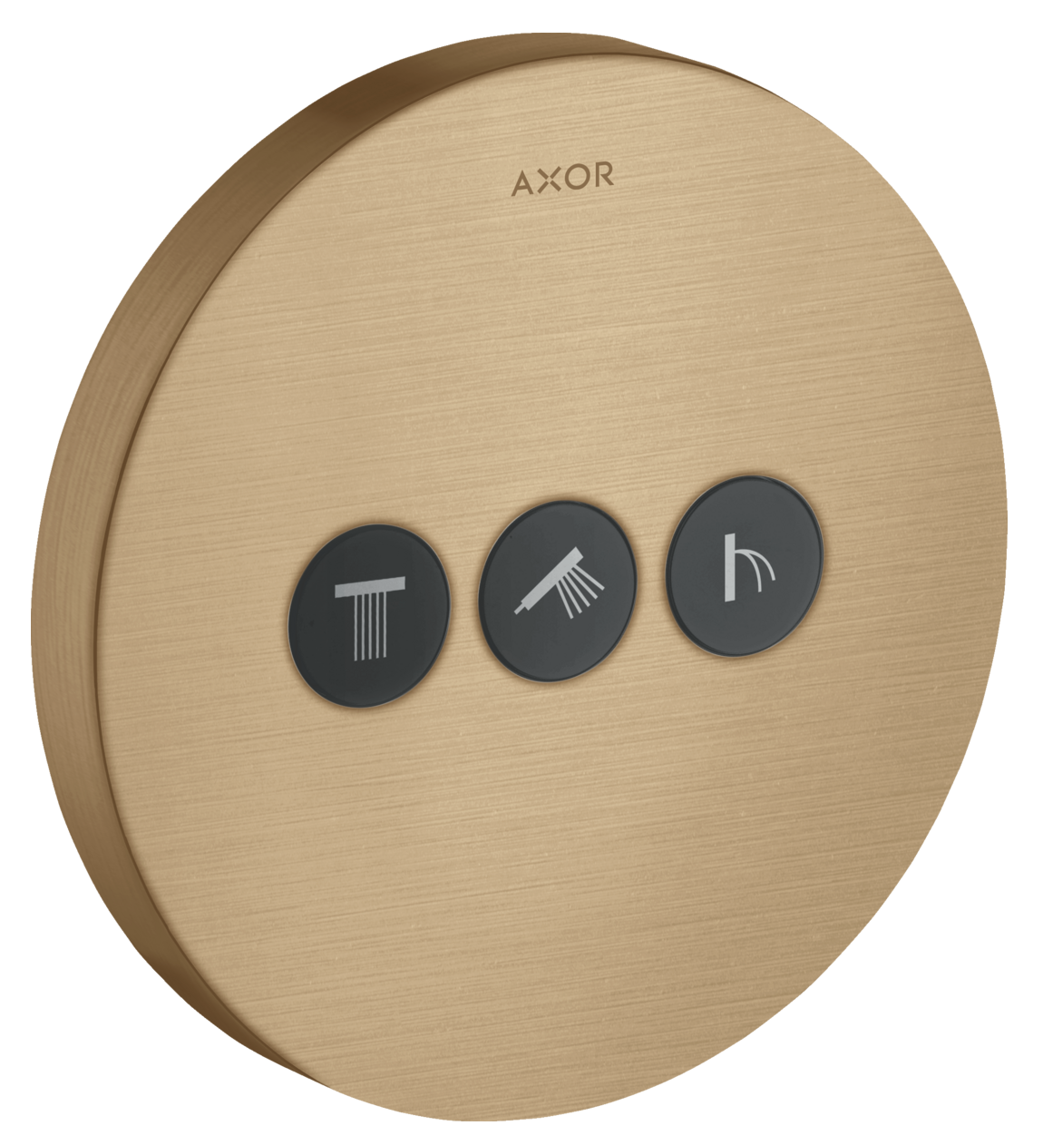 Set de finition pour mitigeur encastré AXOR ShowerSelect en bronze brossé