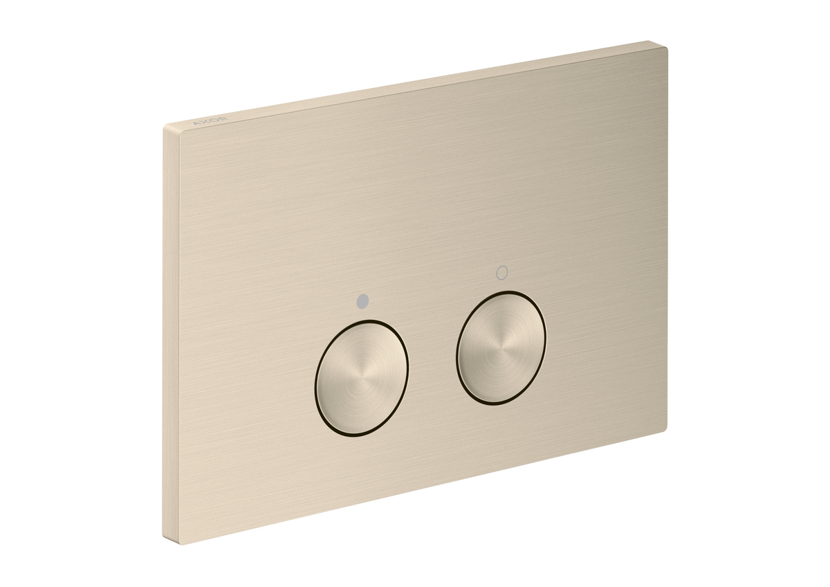 Plaque de déclenchement Axor FlushPlate / Nickel brossé