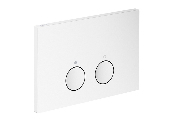 Plaque de déclenchement Axor FlushPlate / Blanc mat