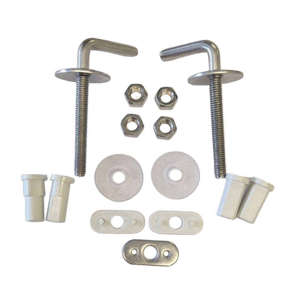 Pack de charnières Geberit pour abattant standard pour WC, fixation par le bas