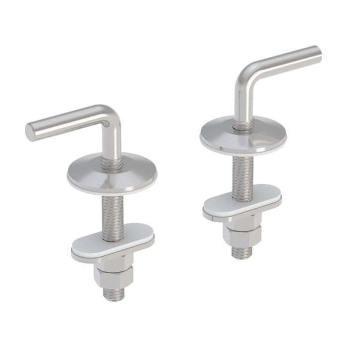 Pack de charnières Geberit pour abattant standard pour WC, fixation par le bas